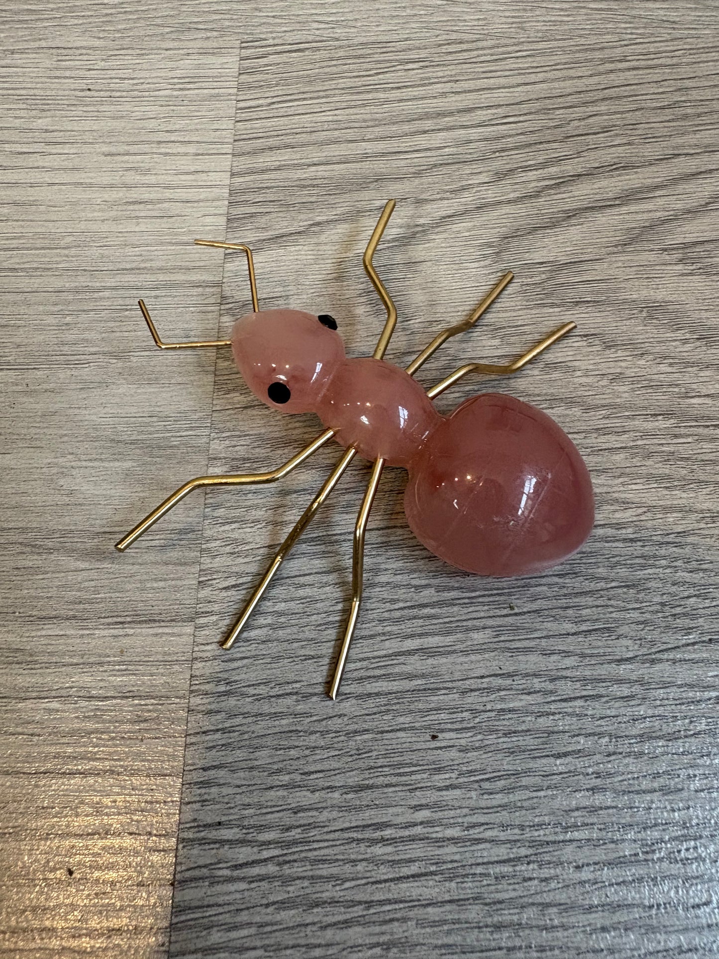 OTRAS. Broche insecto en rosa