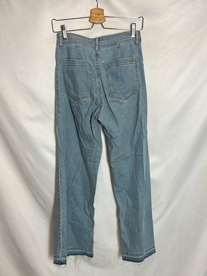 Light denim wide leg. S XS