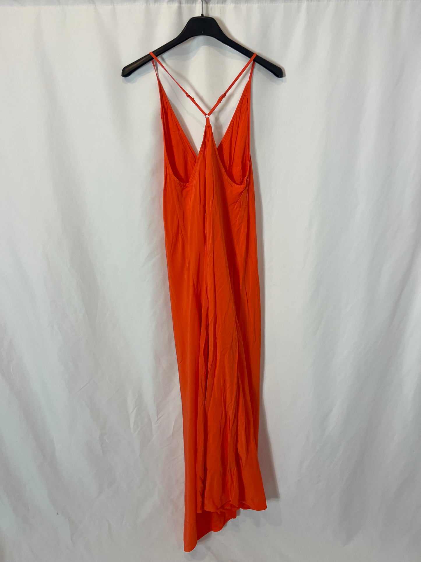 COMPTOIR DES COTONNIERS. Long orange dress T.36