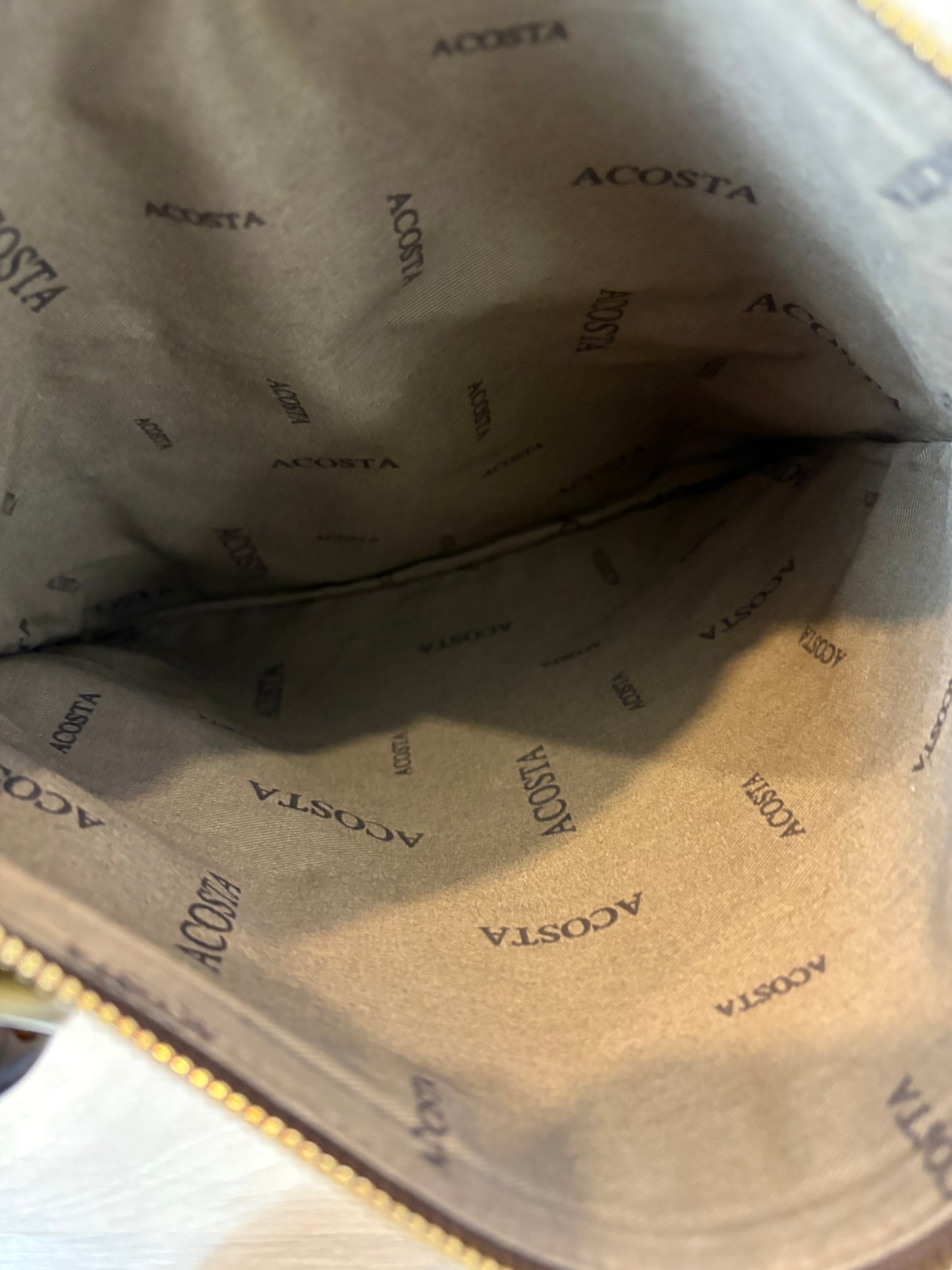 ACOSTA . Cartera de mano snake print