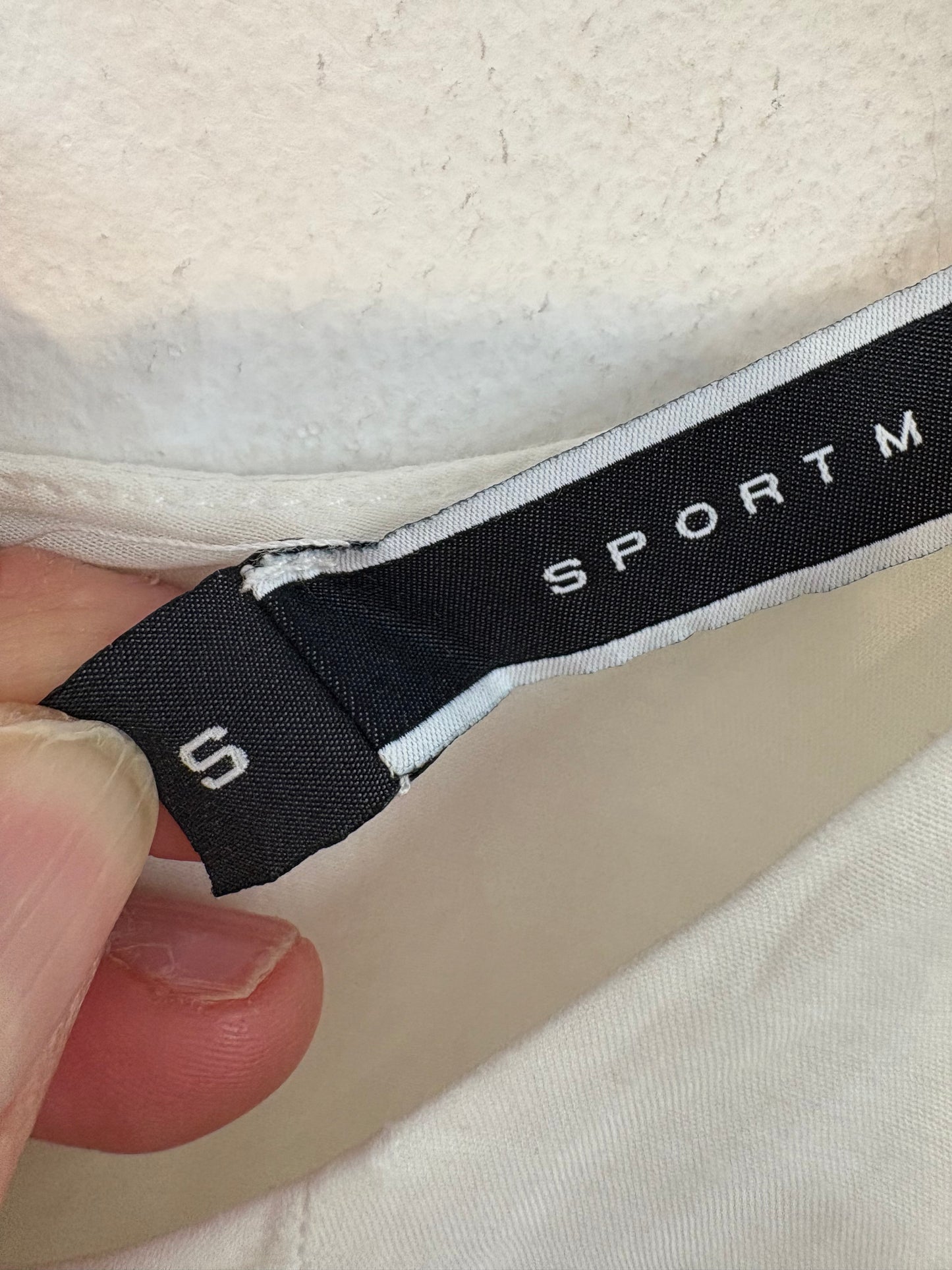 SPORTMAX CODE. Blusa bicolor con seda