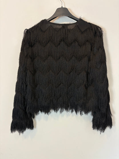 ZARA. Black fringed jacket. TM
