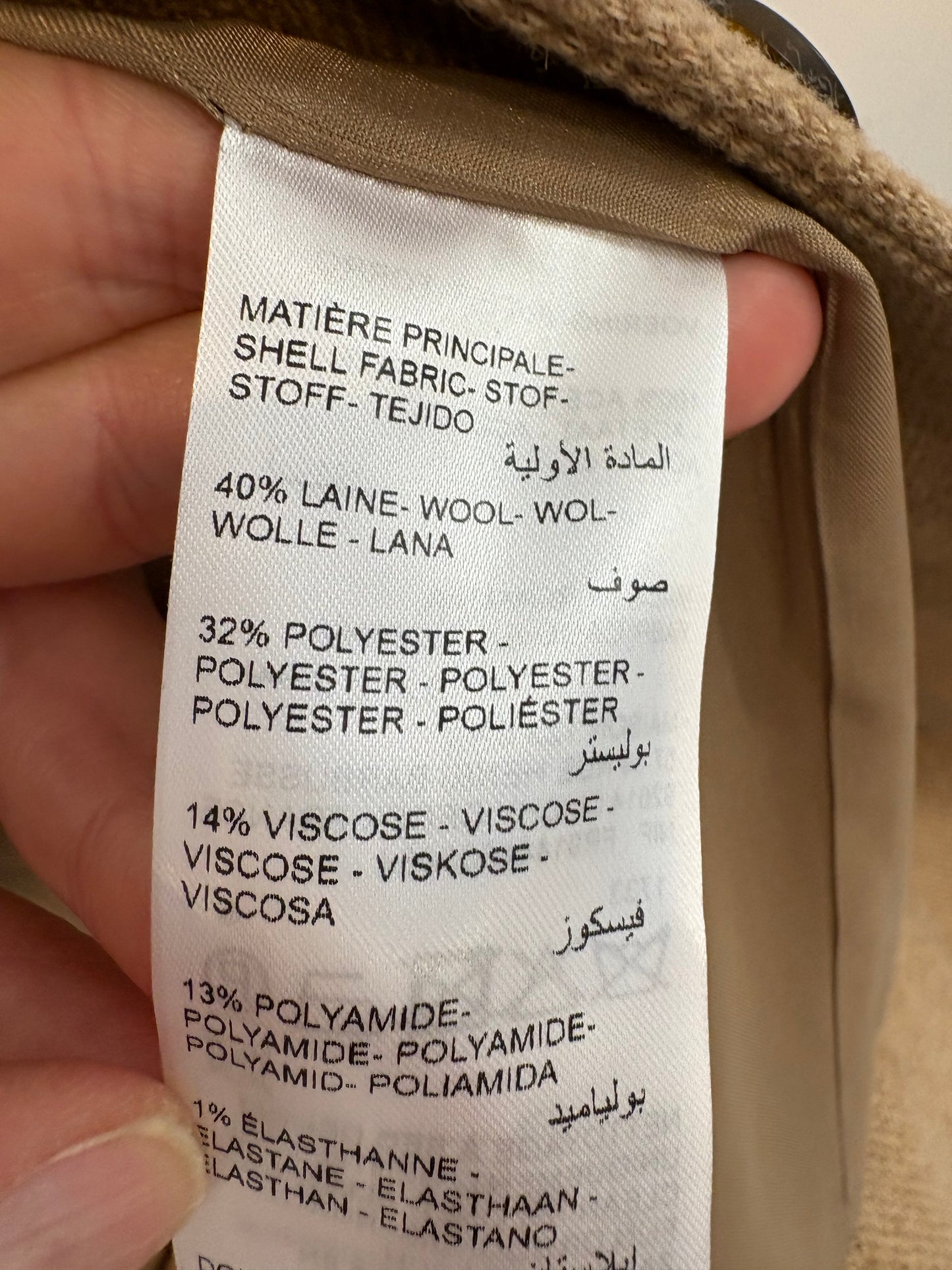 BARILOCHE. Houndstooth trousers size 36