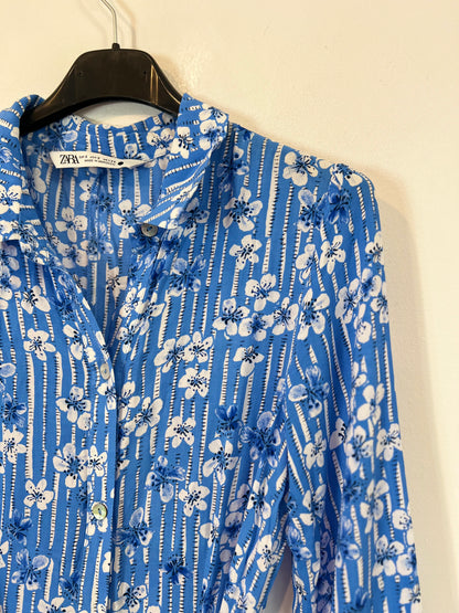 ZARA. Floral shirt dress Ts