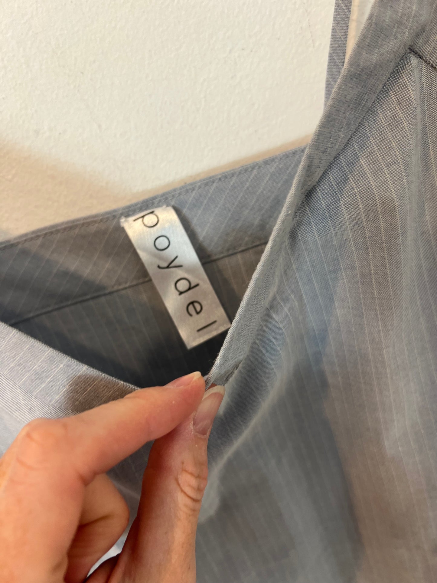 POYDEL. Top azul rayas T.u(s)