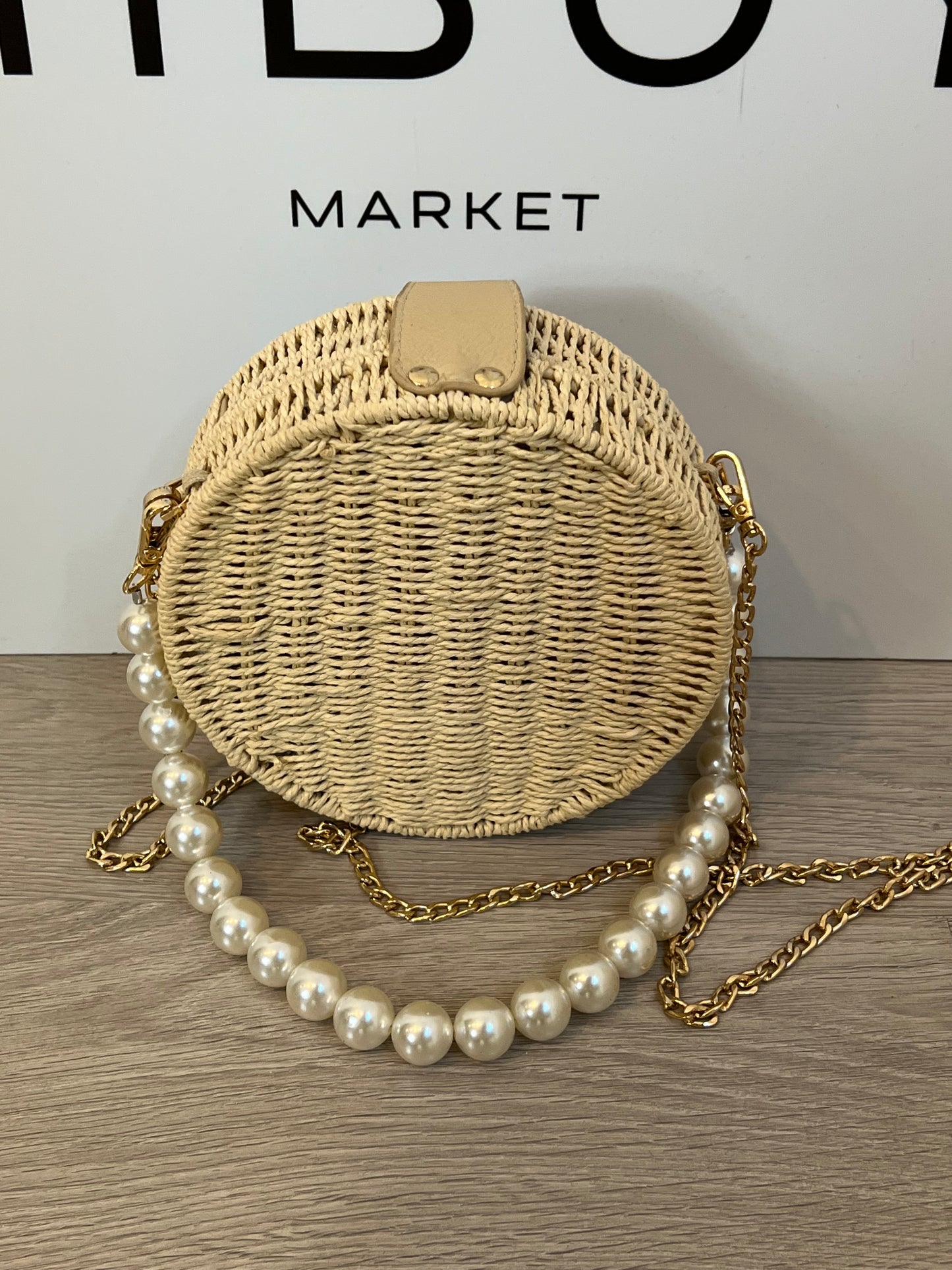 OTRAS. Bolso rafia detalles