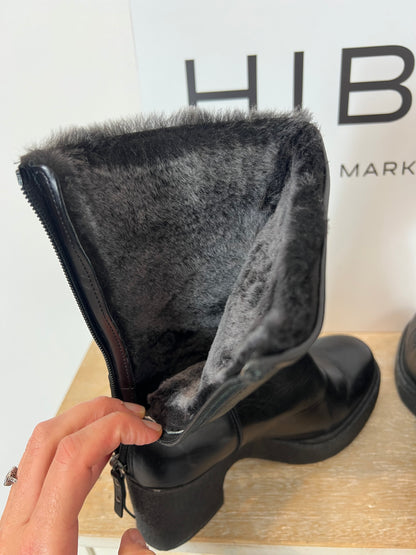 HOMERS. Botines piel pelo interior. T 38. 5