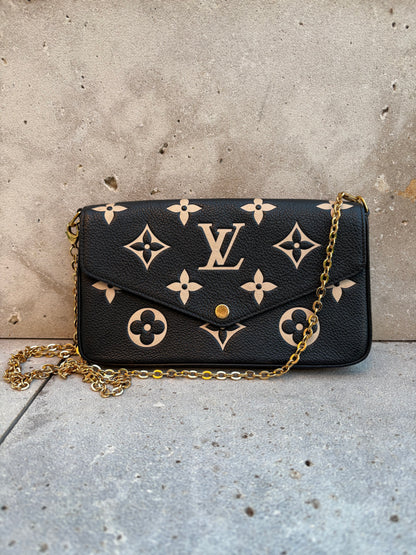 LOUIS VUITTON. Cartera de mano Félicie