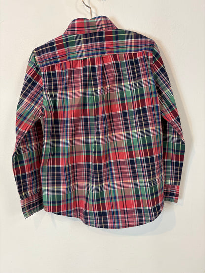 POLO RALPH LAUREN. Camisa cuadros colores T. 5 años
