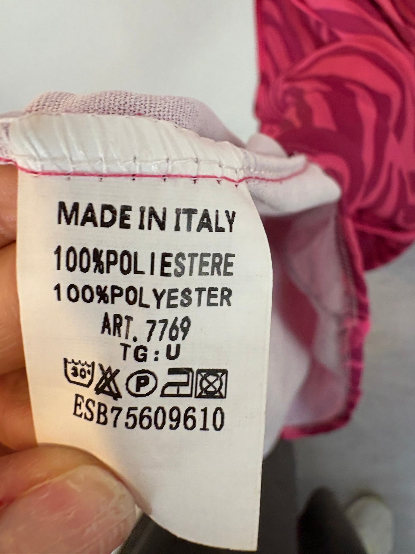 Vestido midi rosa estampado