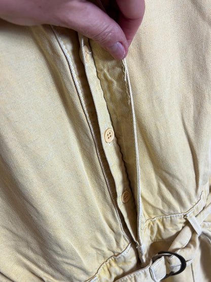 BA&SH. Mono amarillo denim efecto desgastado. T 3(M)