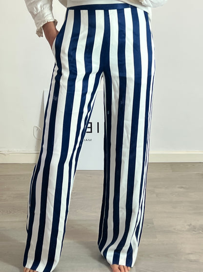 UTERQÜE. Flowy Ts striped trousers