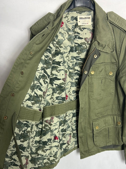 ZADIG&amp;VOLTAIRE. Green jacket with pockets. T.L.
