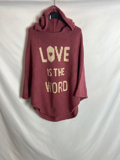 THE HIP TEE. Pink hooded poncho. YOUR