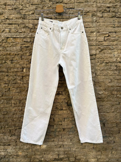 MASSIMO DUTTI. Denim recto blanco