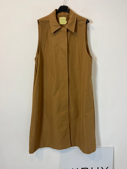 INDI&COLD. Chaleco largo efecto gabardina . T M