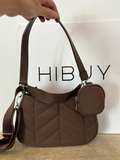 PRIMARK. Bolso marrón guateado