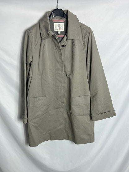 HARTFORD. Taupe trench coat. Size 2(M)