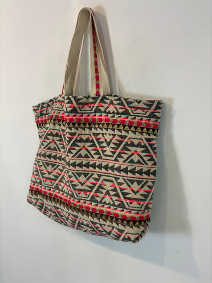 SÉZANE. Multicolored raffia bag