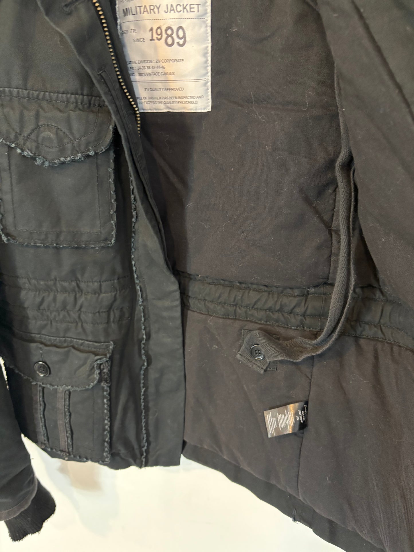 ZADIG & VOLTAIRE. Cazadora colchada militar