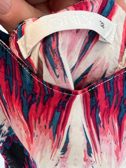 ONLY. Printed midi dress. Size 38