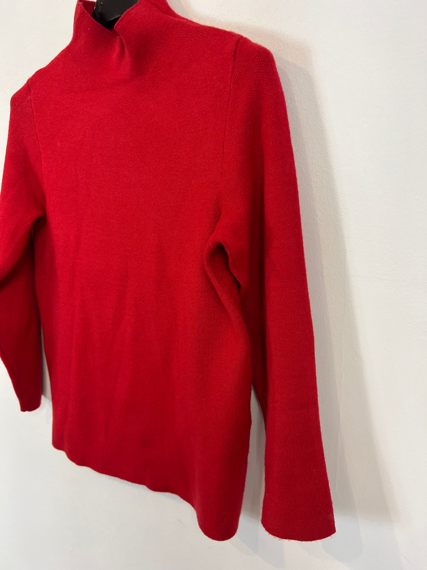 VERO MODA. Jersey rojo cuello perkins T.xs