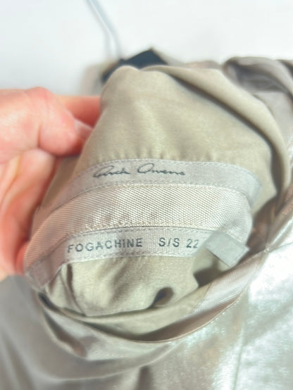 RICK OWENS. Top textura dorado. T S