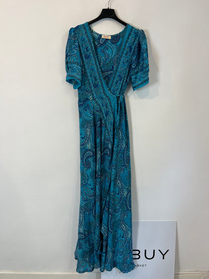 BUGANVILIA. Long wrap dress TU (s/m)