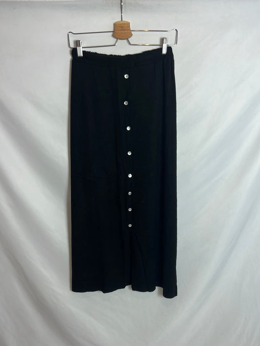 LIBERATTA. Falda midi negra punto .T M