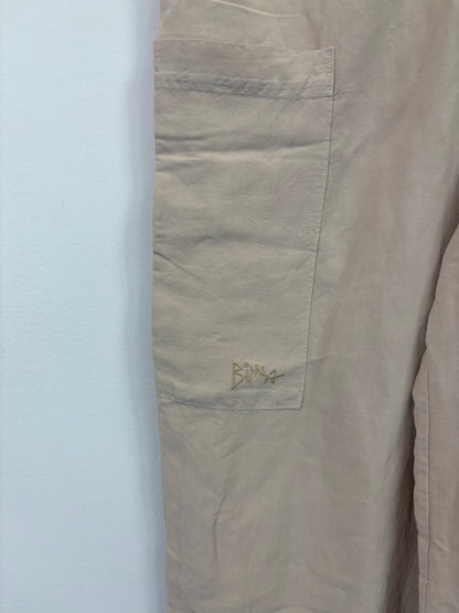 BIMBA Y LOLA. Beige linen jumpsuit. TS