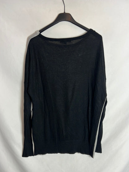 TINTORETTO. Jersey bicolor fino. T 38