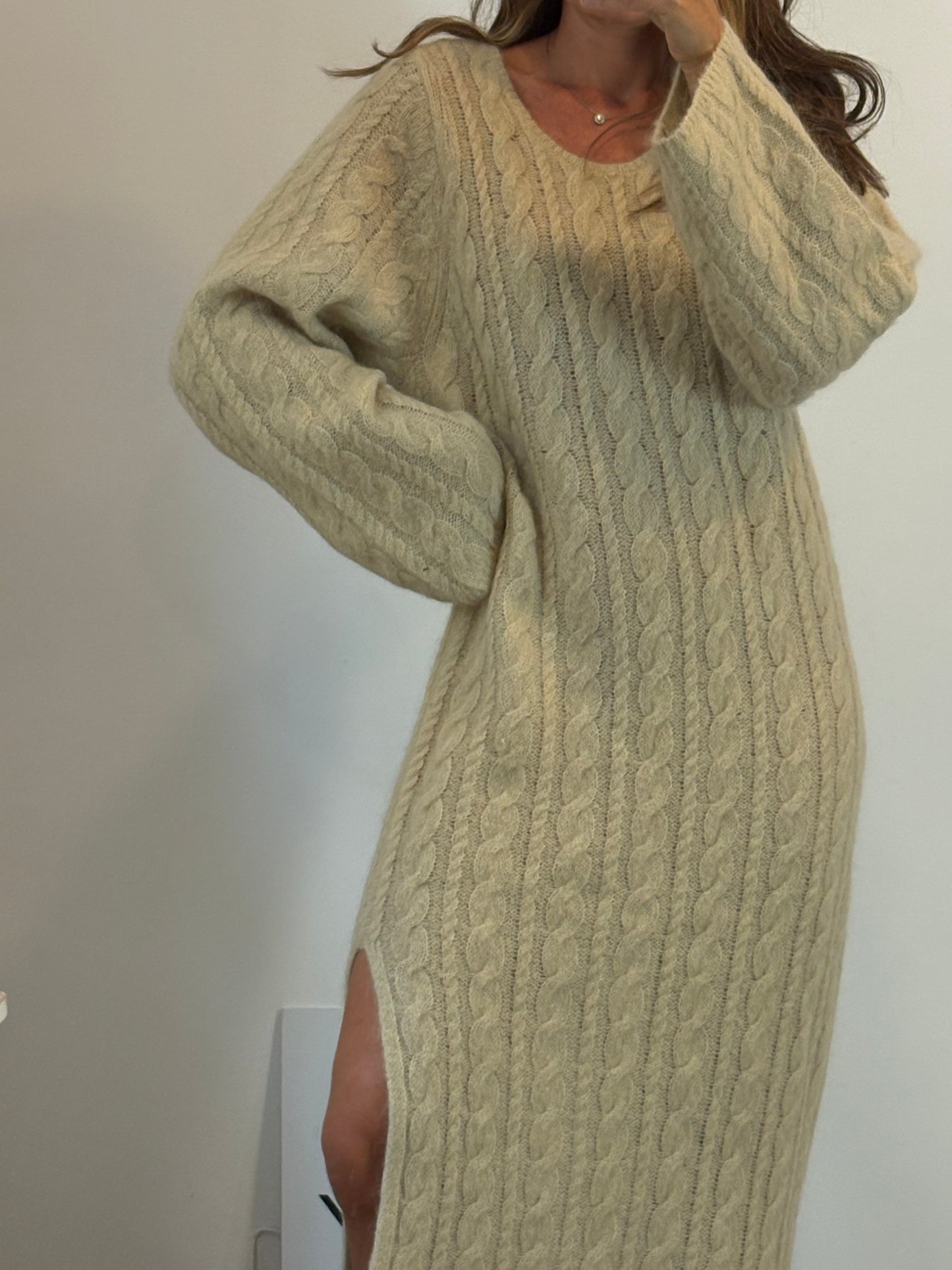 BY MALENE BIRGER. Vestido largo lana. T S