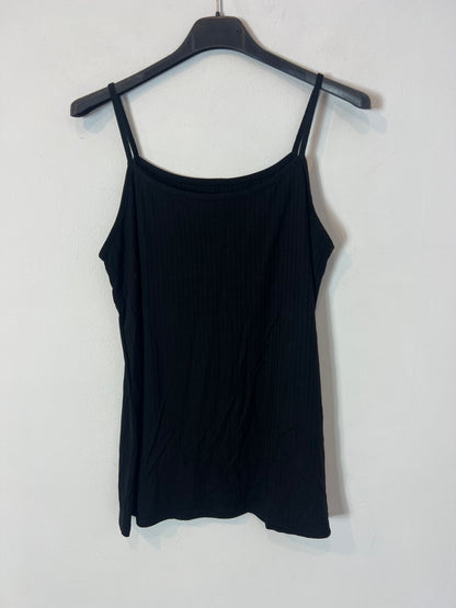 OTRAS. Top negro textura. T S/M