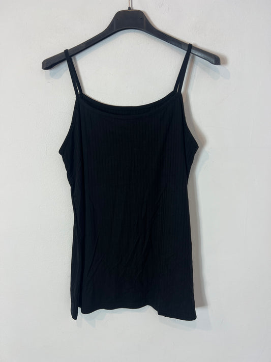 OTRAS. Top negro textura. T S/M