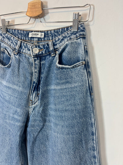 PULL&amp;BEAR. Light denim, wide leg. Size 32