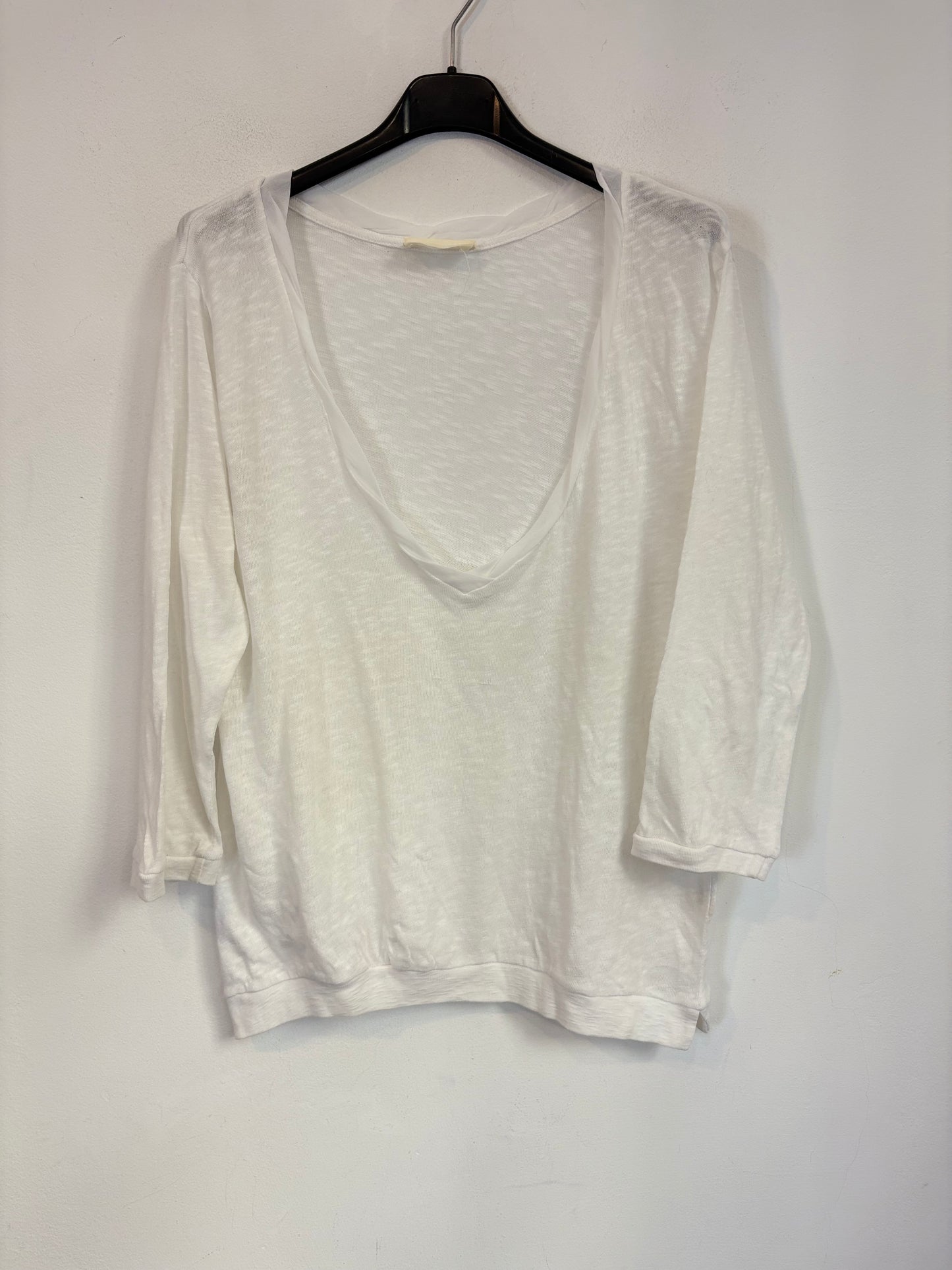 AMERICAN VINTAGE. Camiseta blanca manga larga