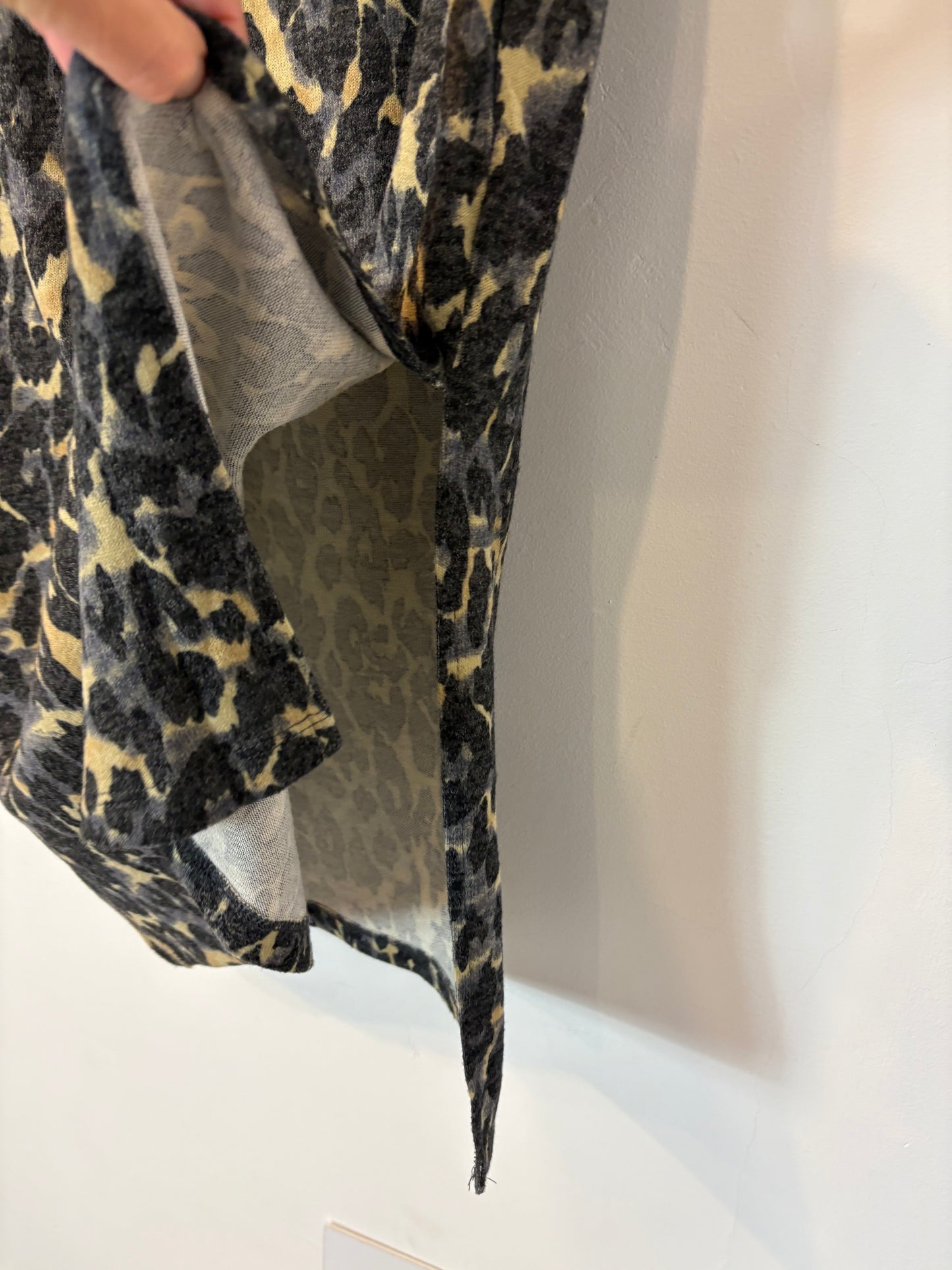 SIMORRA. Falda midi punto estampada