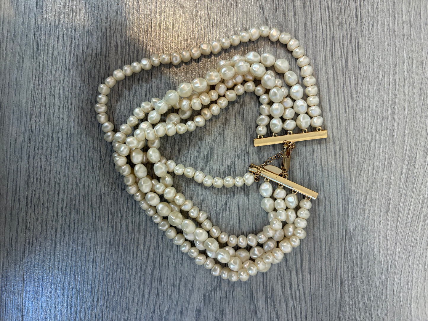 MANGO. Collar perlas