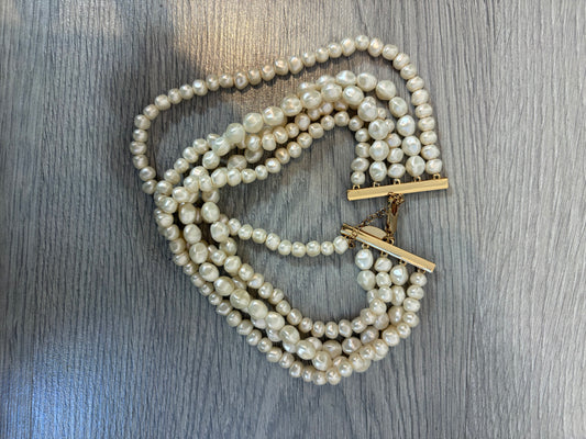 MANGO. Collar perlas