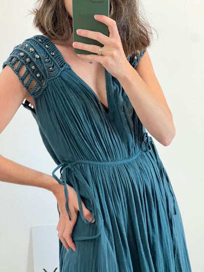 MES DEMOISELLES. Vestido largo detalle escote. T XS