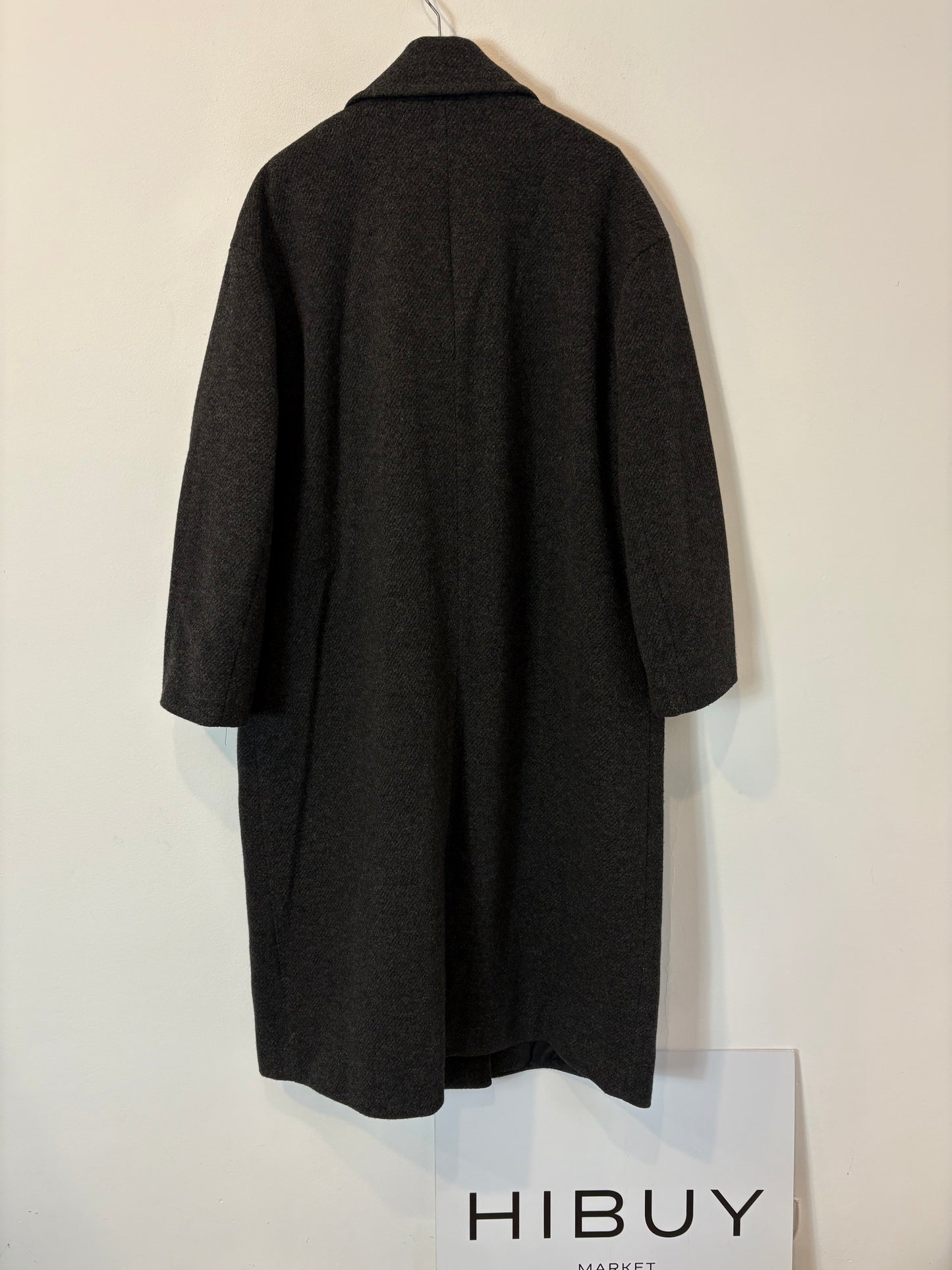 ZARA. Abrigo largo gris marengo