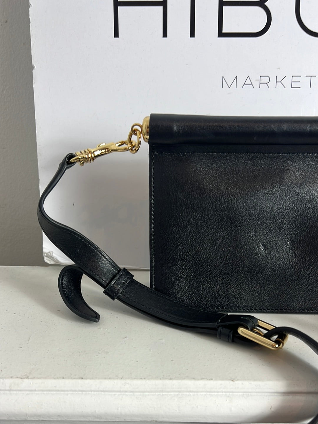 BARADA. Bolso mini piel textura