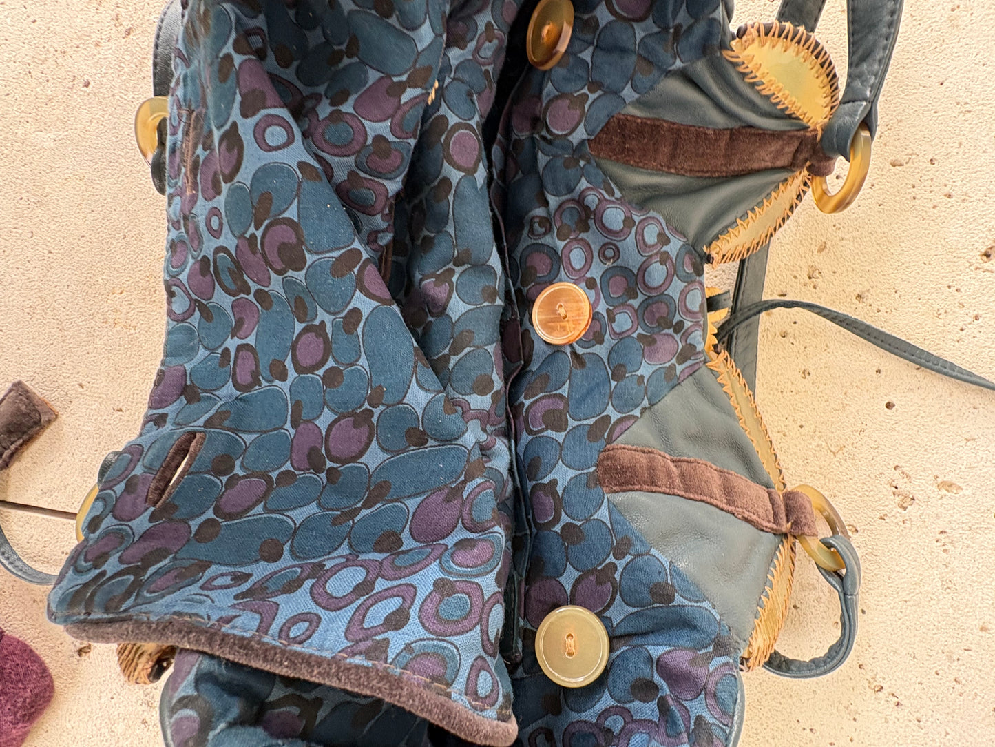 JAMIN PUECH. Bolso de hombro texturas