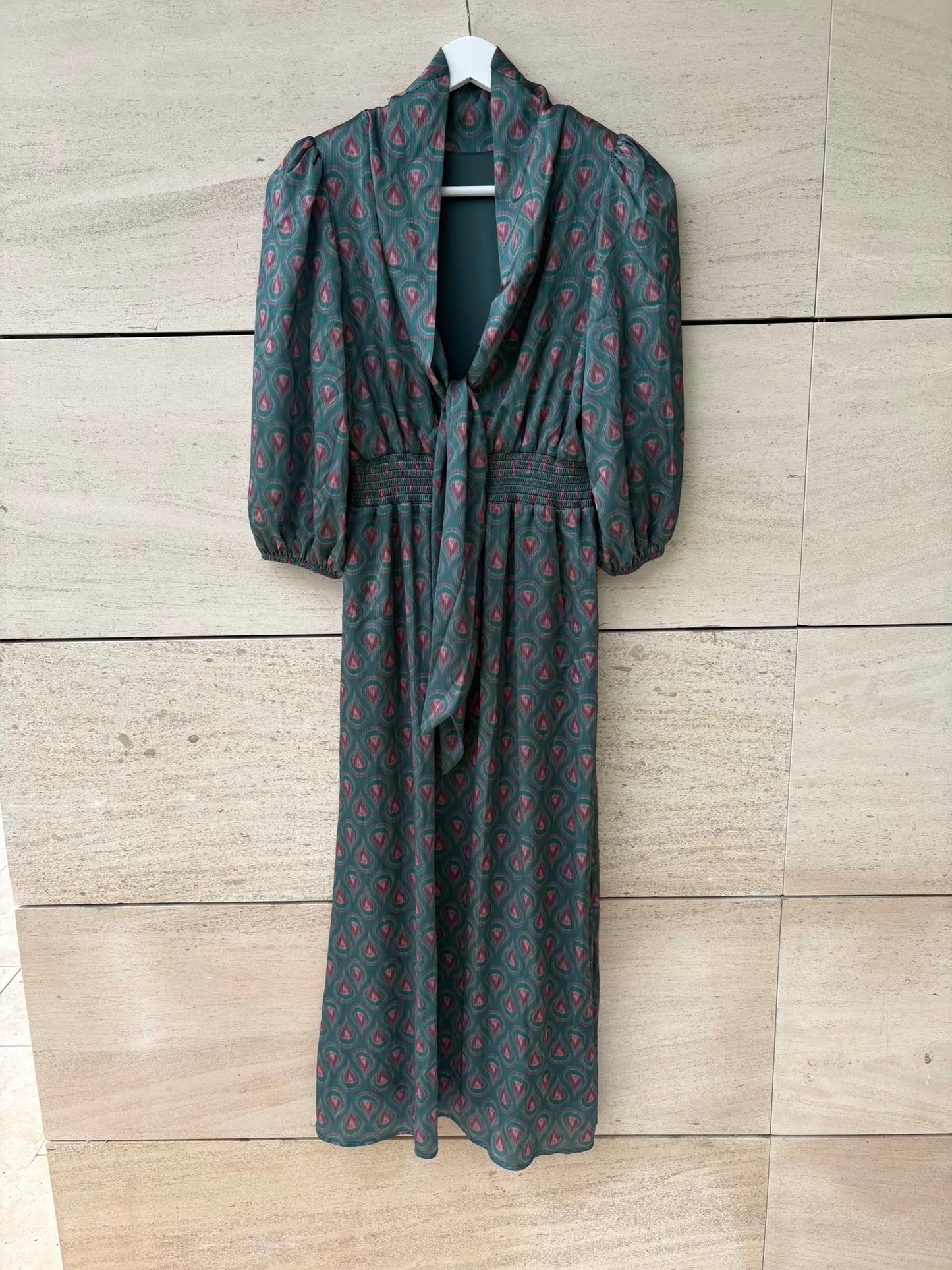 POLÍN ET MOI. Vestido midi estampado detalle espalda