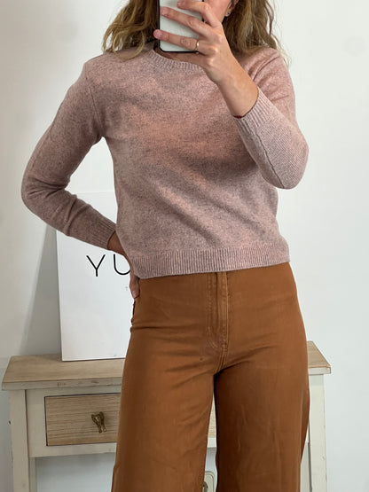 INTROPIA. Heathered pink Ts sweater