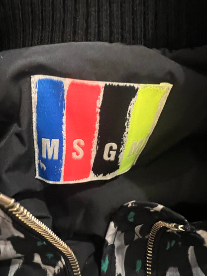 MSGM. Animal print bomber T.36