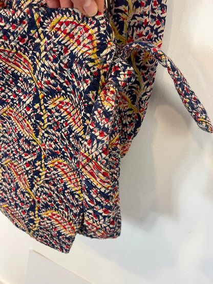 BA&SH. Vestido estampado doble textura T.1(S)