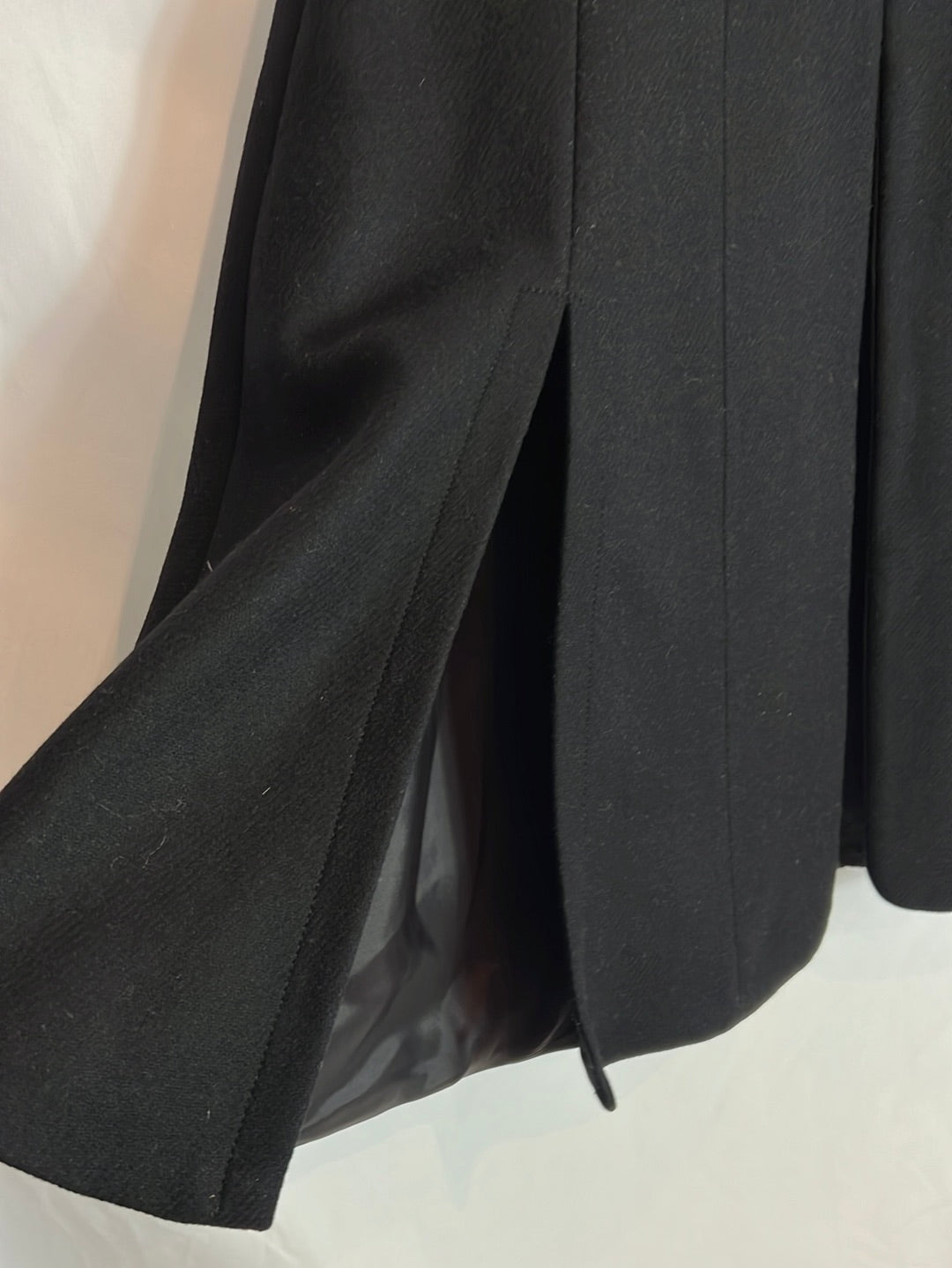 ZARA. Capa negra paño T.s