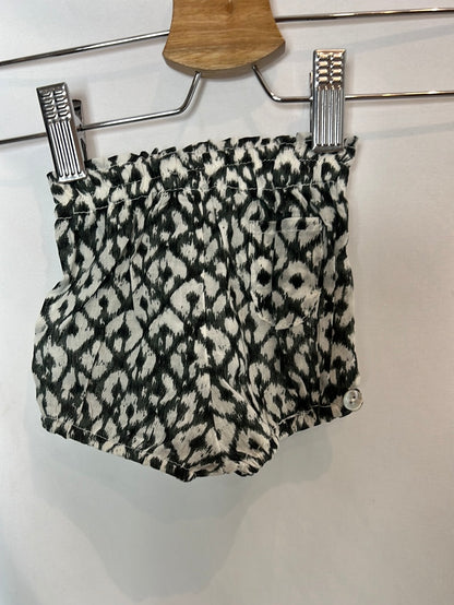 OMINI. Printed diaper cover with mother-of-pearl buttons. Size 0 months