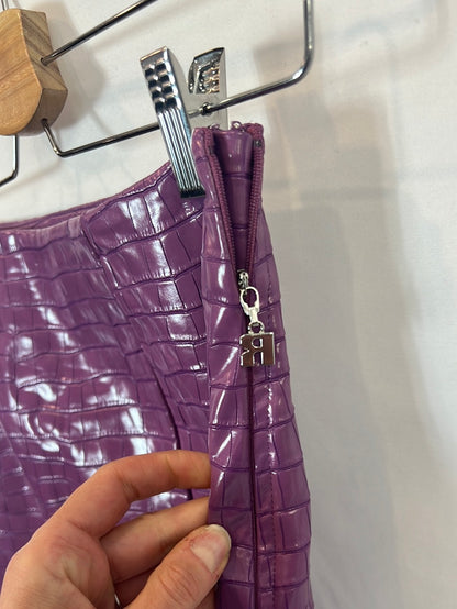 ROTATE. Purple midi skirt T.36